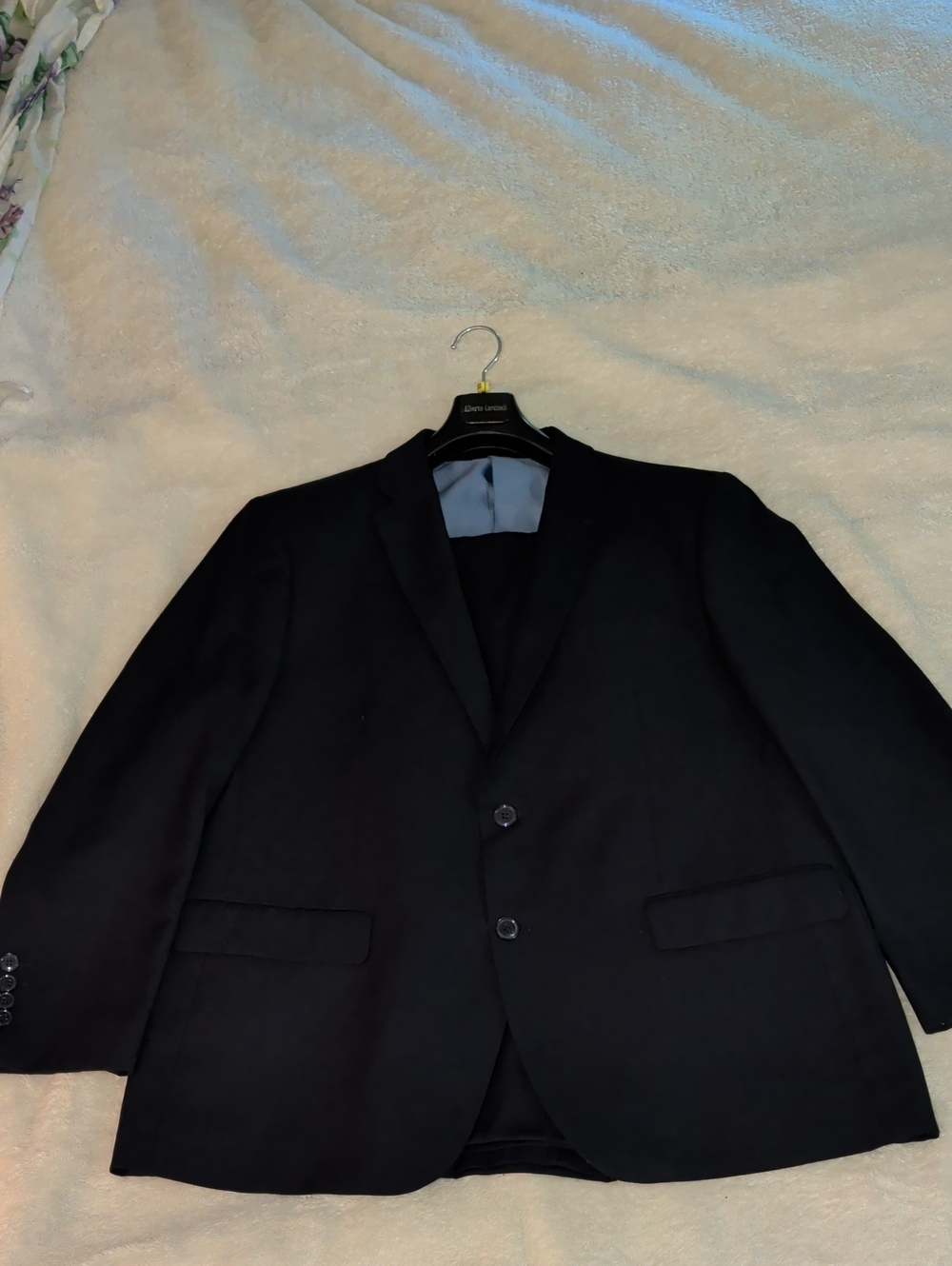 Alberto Cardinali Men's Slim Fit Navy Classic 2 Piece